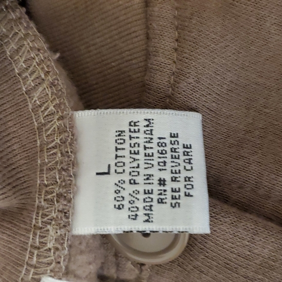 Hasting & Smith brown sweatshirt cardigan - Picture 7 of 7